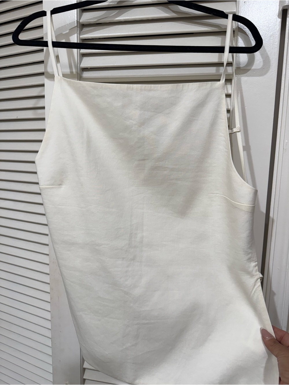 Zara Cream Backless Top - new